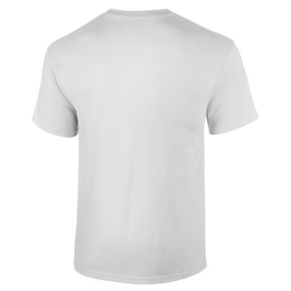🆕 GILDAN ADULT ULTRA COTTON ROUND-NECK SHORT SLEEVE T-SHIRT - WHITE - MEN - Picture 2 of 5